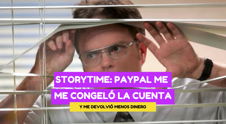 Imagen de The Office para ilustrar el título: StortyTime PayPal me congeló la cuenta